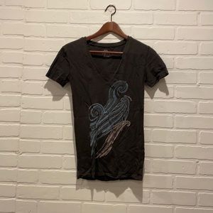 aerie v neck poet tee